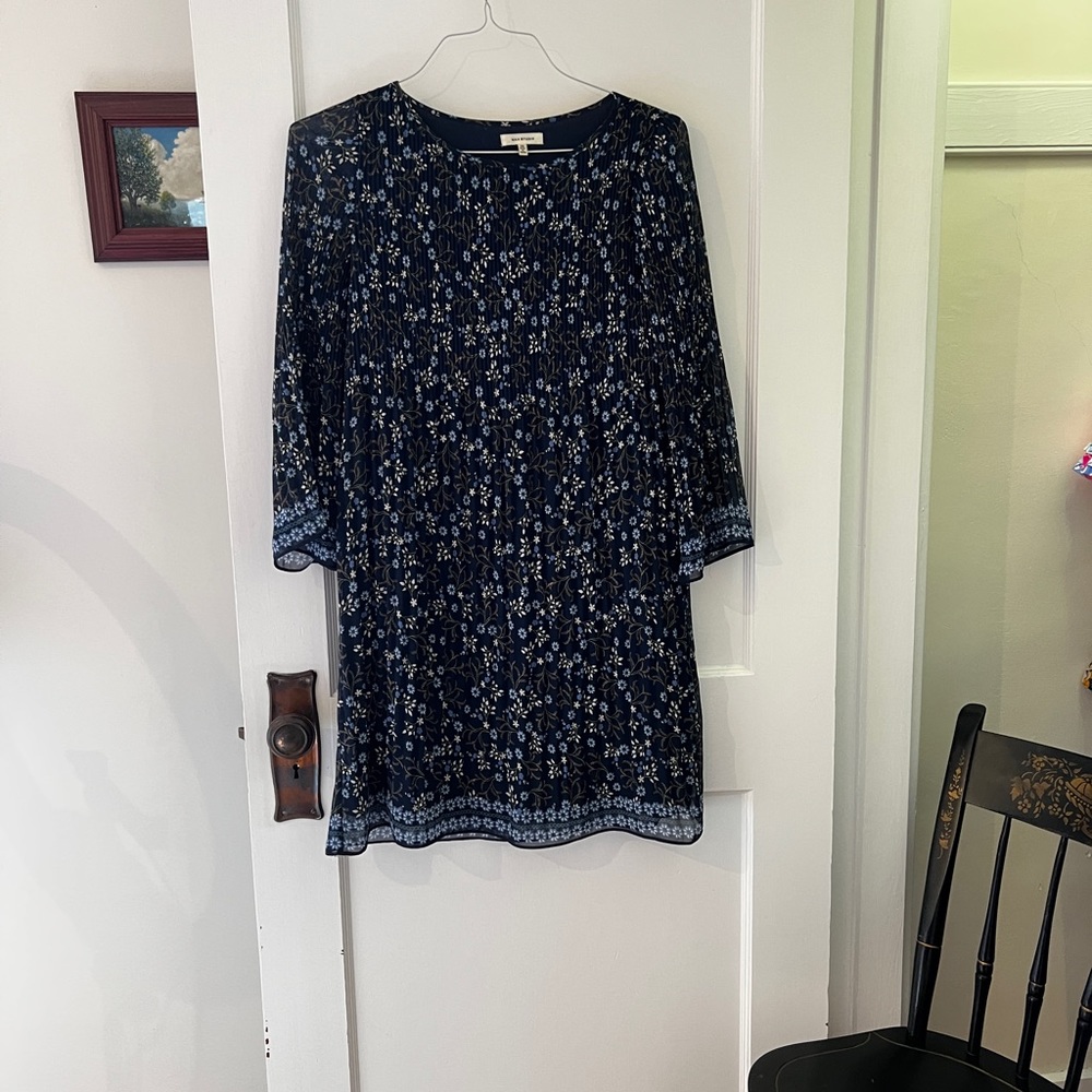 Floral pleated dress